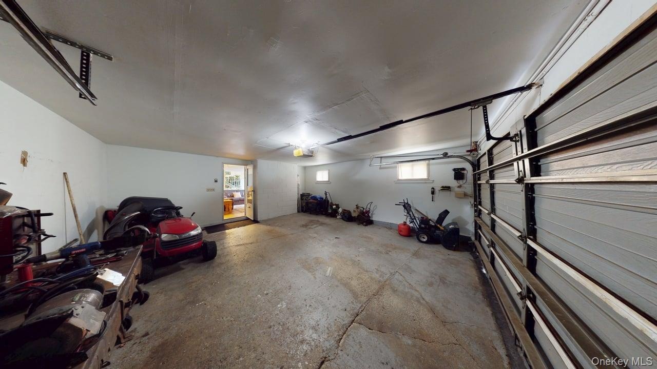 Two car garage.