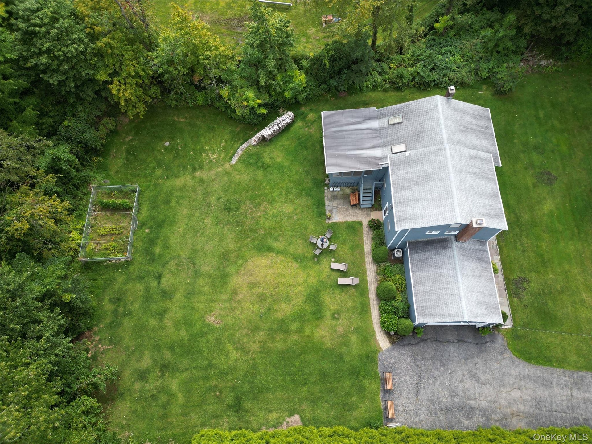 Large flat yard.