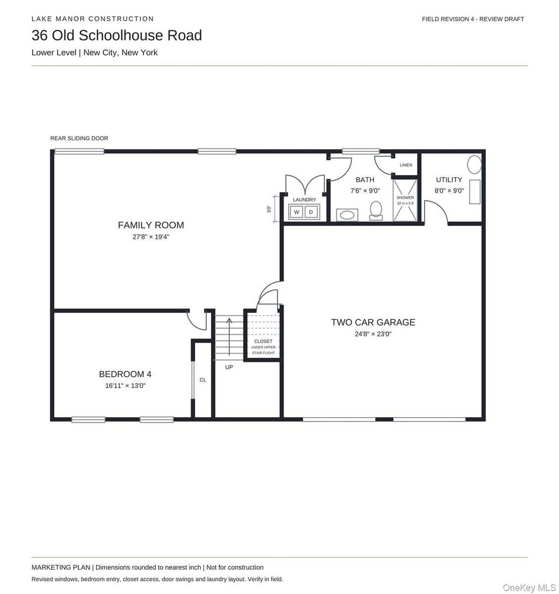 Lower Level Floor Plan