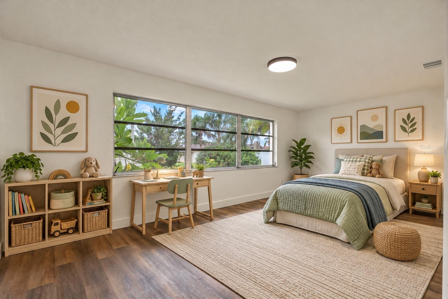 Virtually Staged bedroom 2