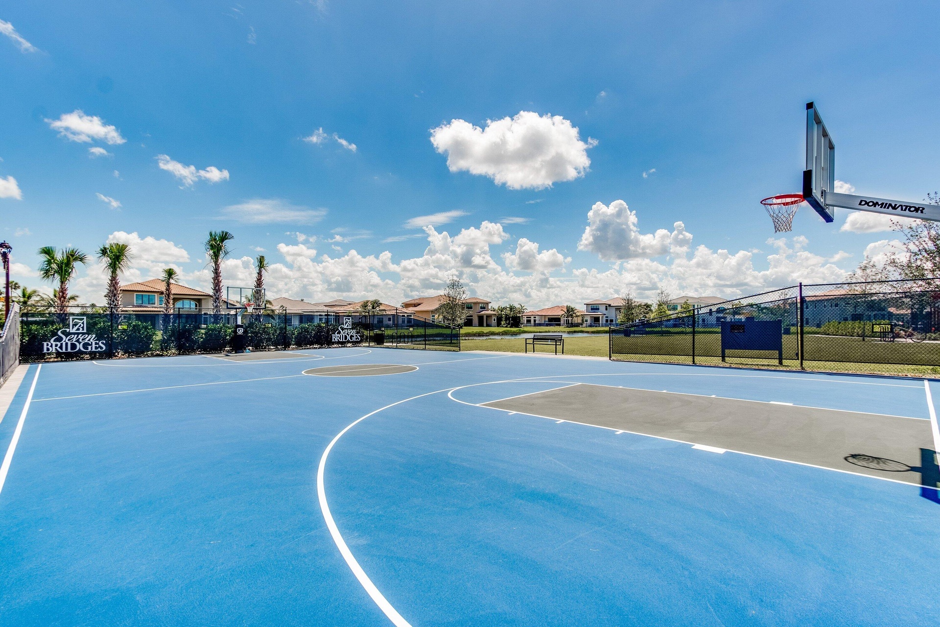 Outdoor Basketball Area