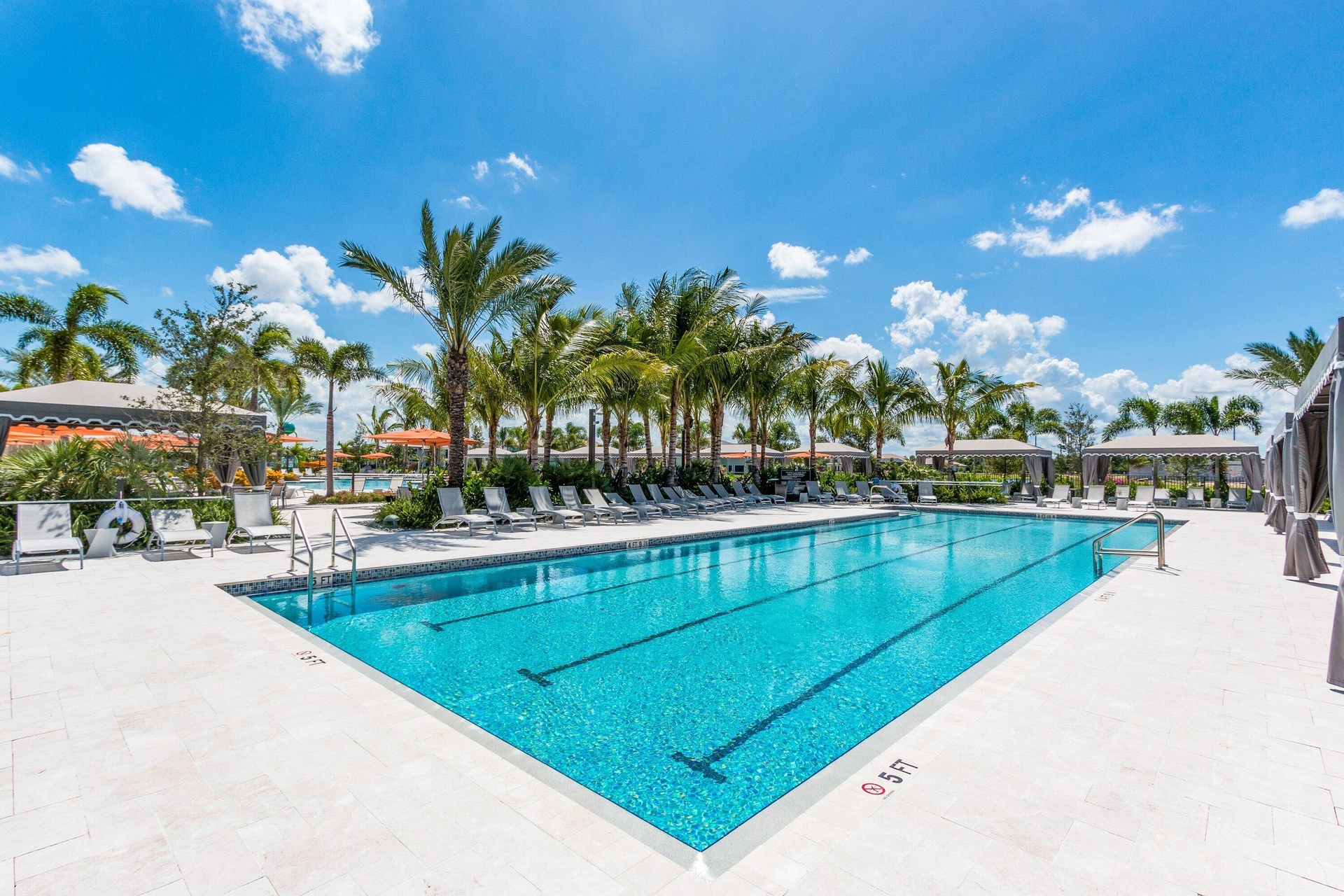Separate Lap Pool