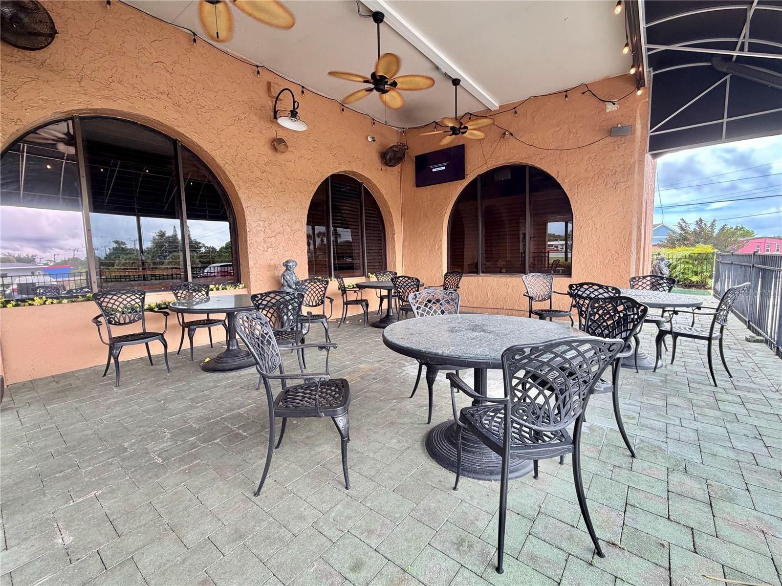 Main patio