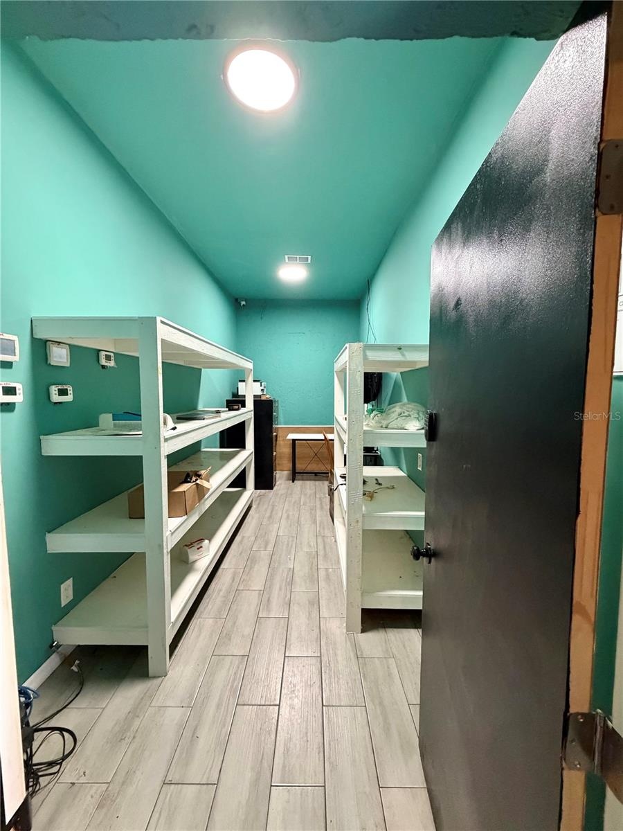 Lockable storage room and office 2