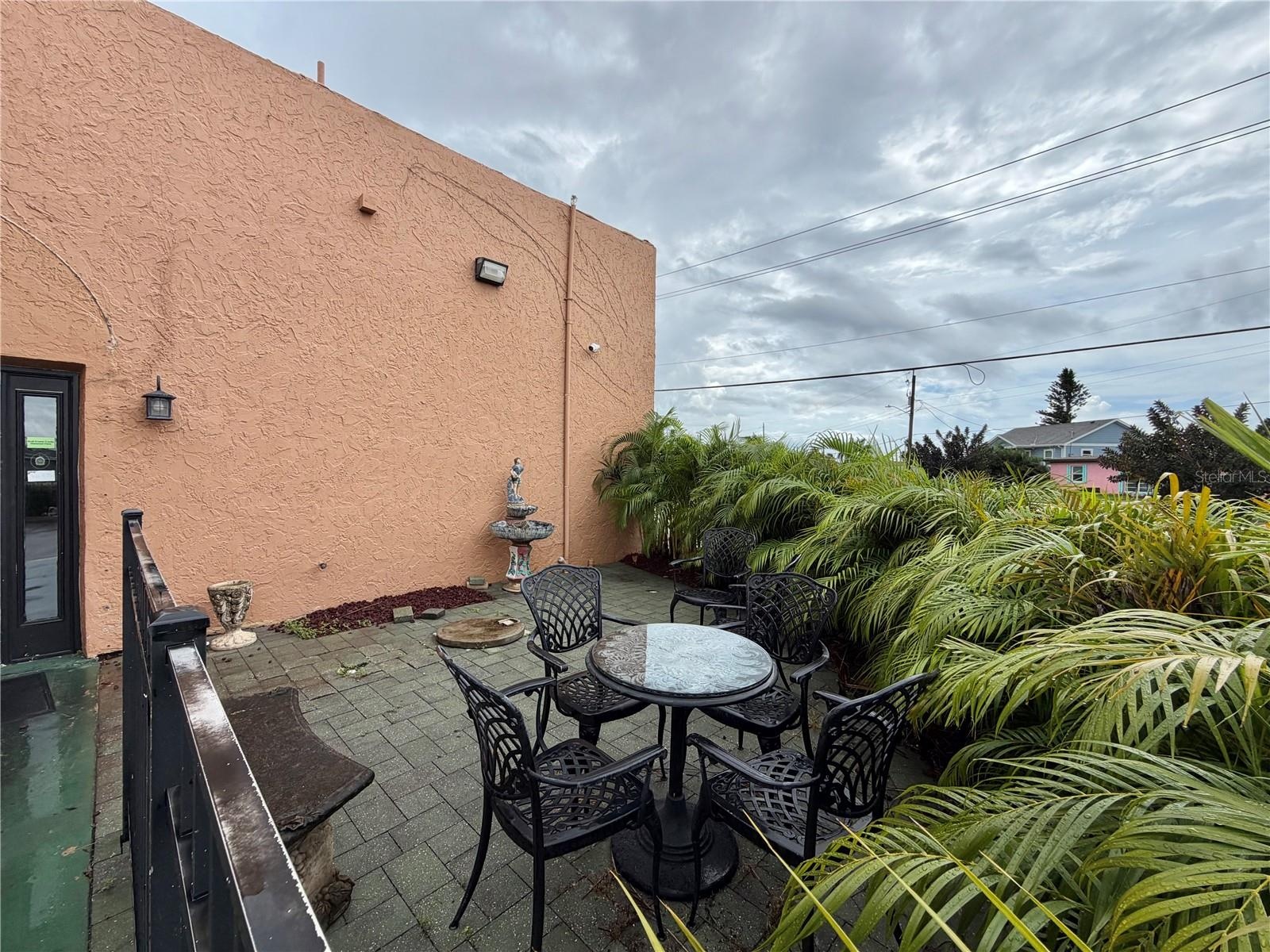 Second patio