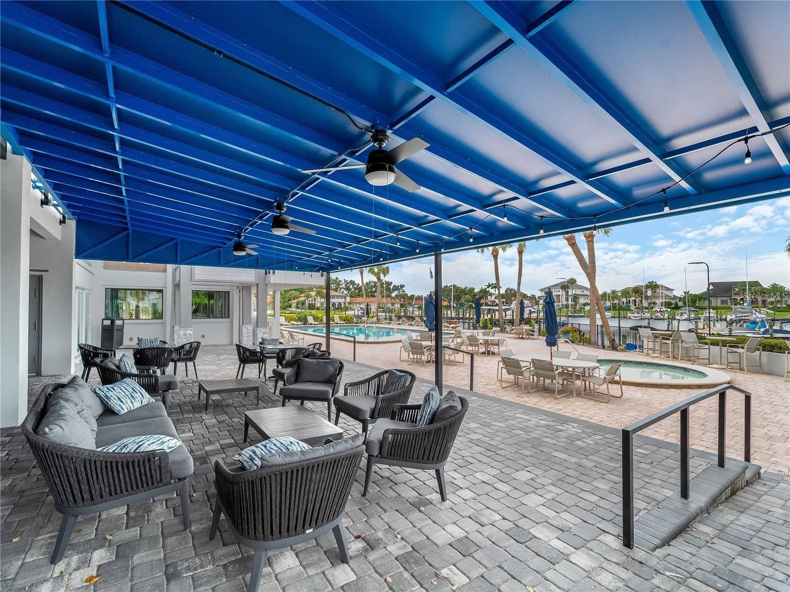 Community covered patio