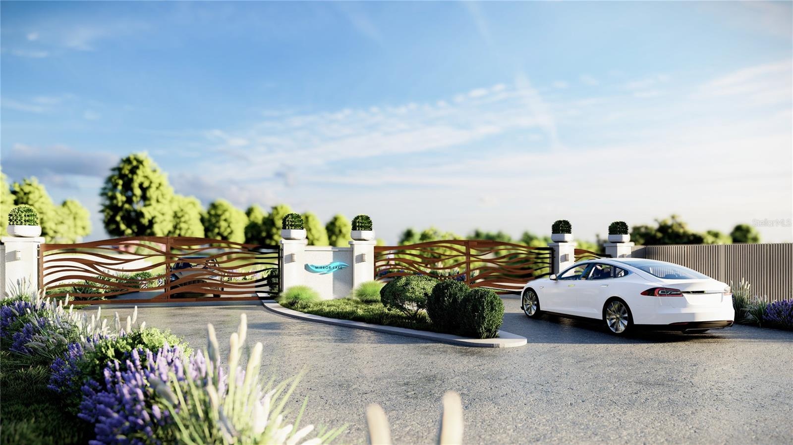 Rendering of Planned Gated Entry