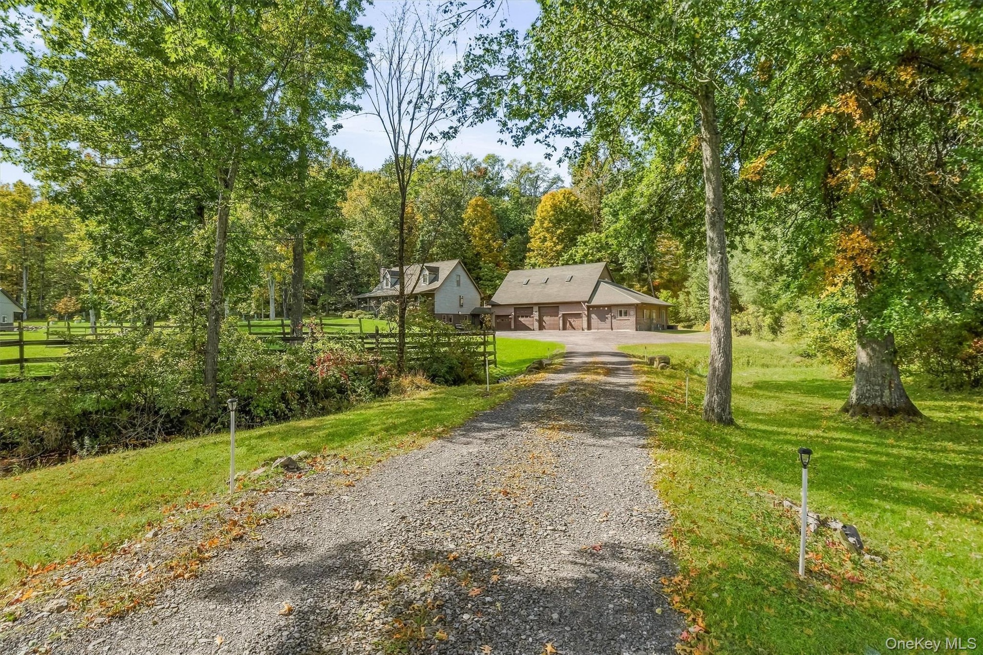 Pulling up to the home encourages you to exhale after a long day and take in the grace and style of the property.
