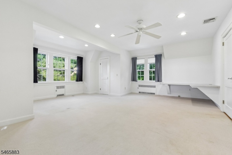Primary suite and desk