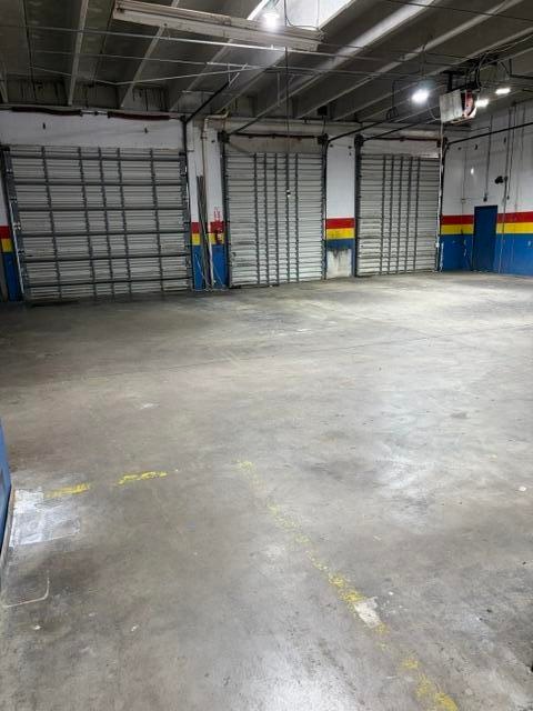 Large warehouse with high ceilings