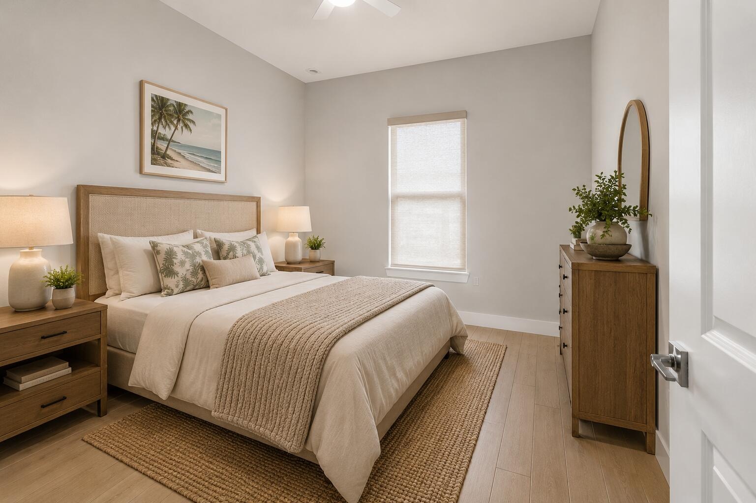 AI Rendering AI Enhanced To display possible furniture layouts.