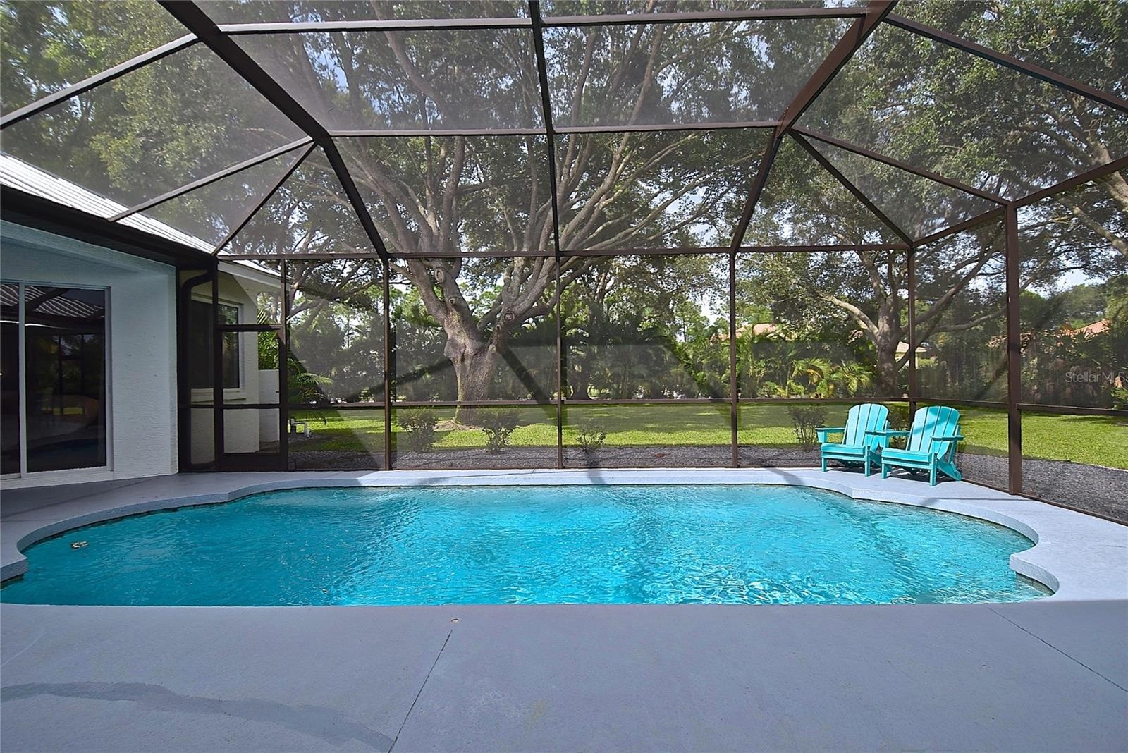 Pool reverse view