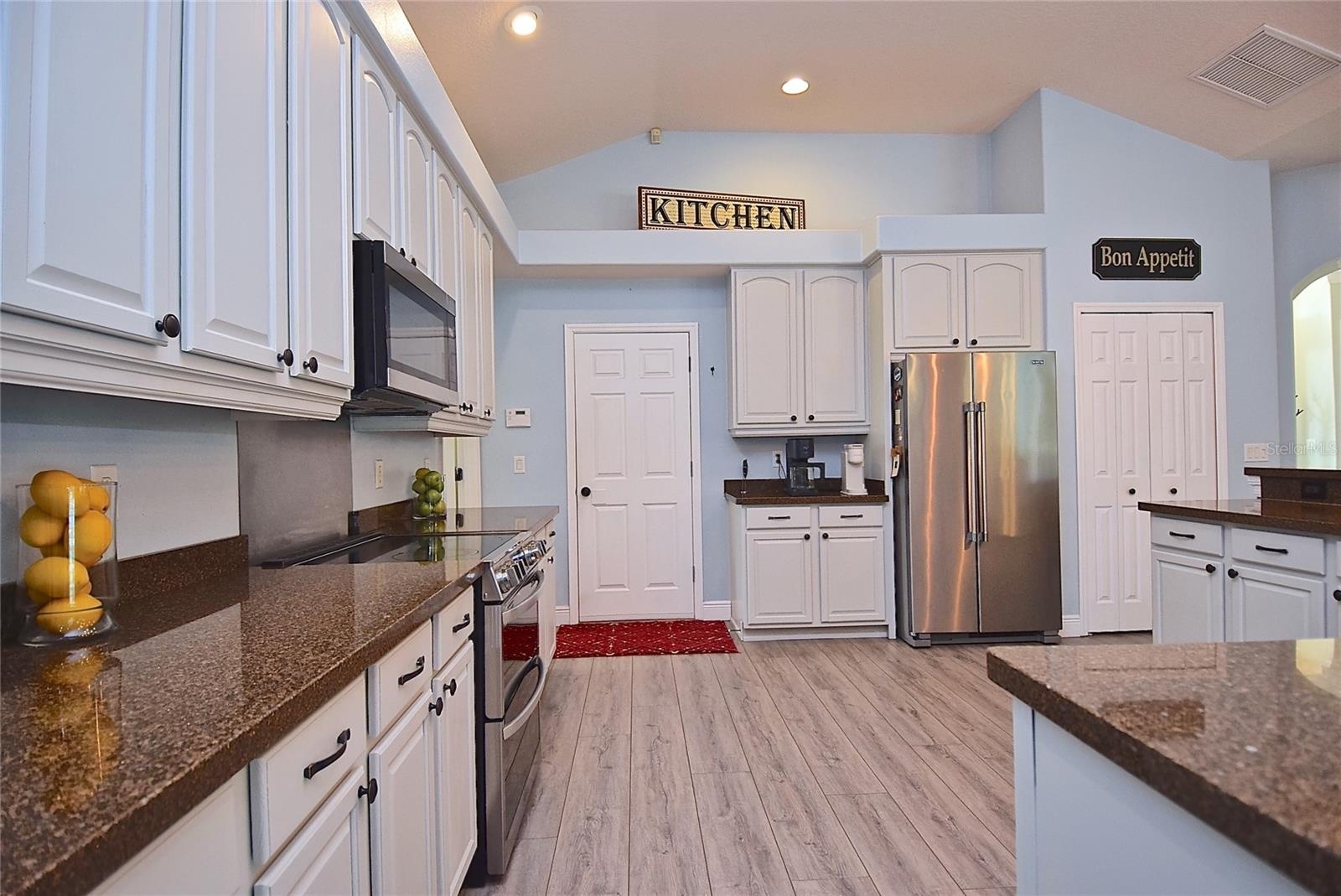 Kitchen cabinetry and appliances