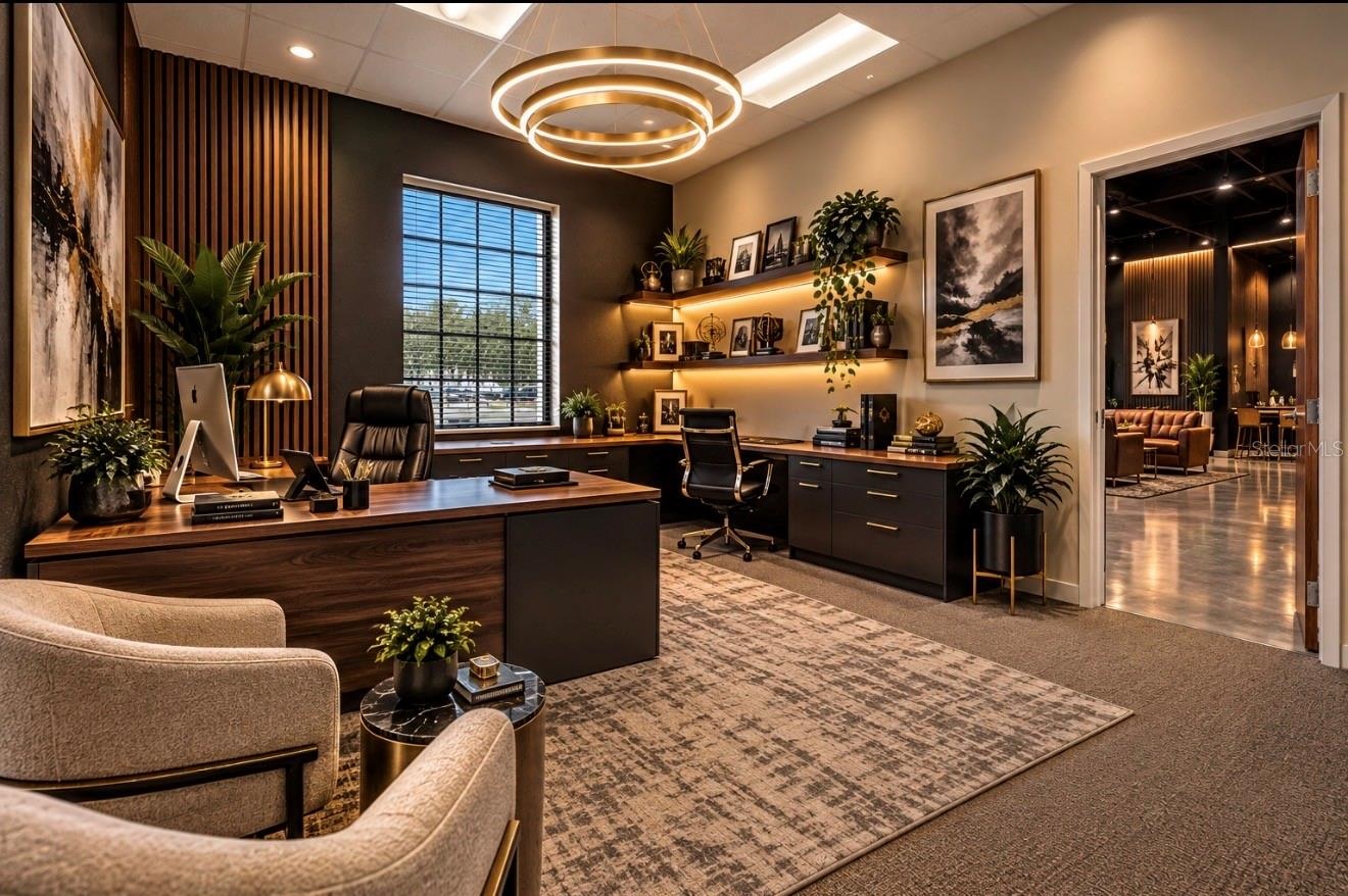 AI rendering redesigned existing office 4