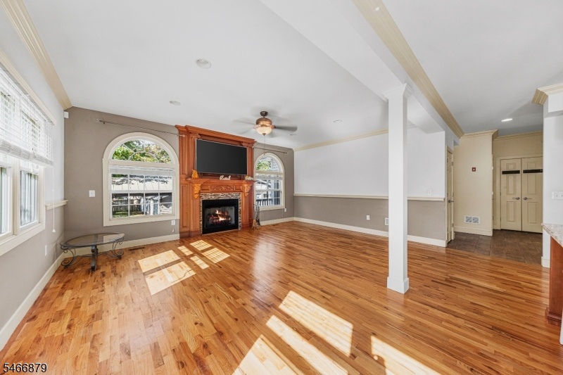Unit 3 Living Rm w/ Fireplace
