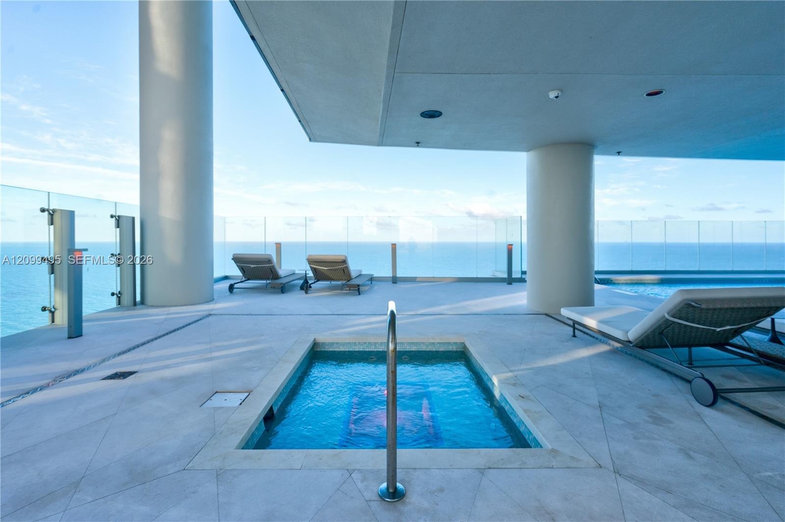 Two hydrotherapy spas, cold plunge, and more.