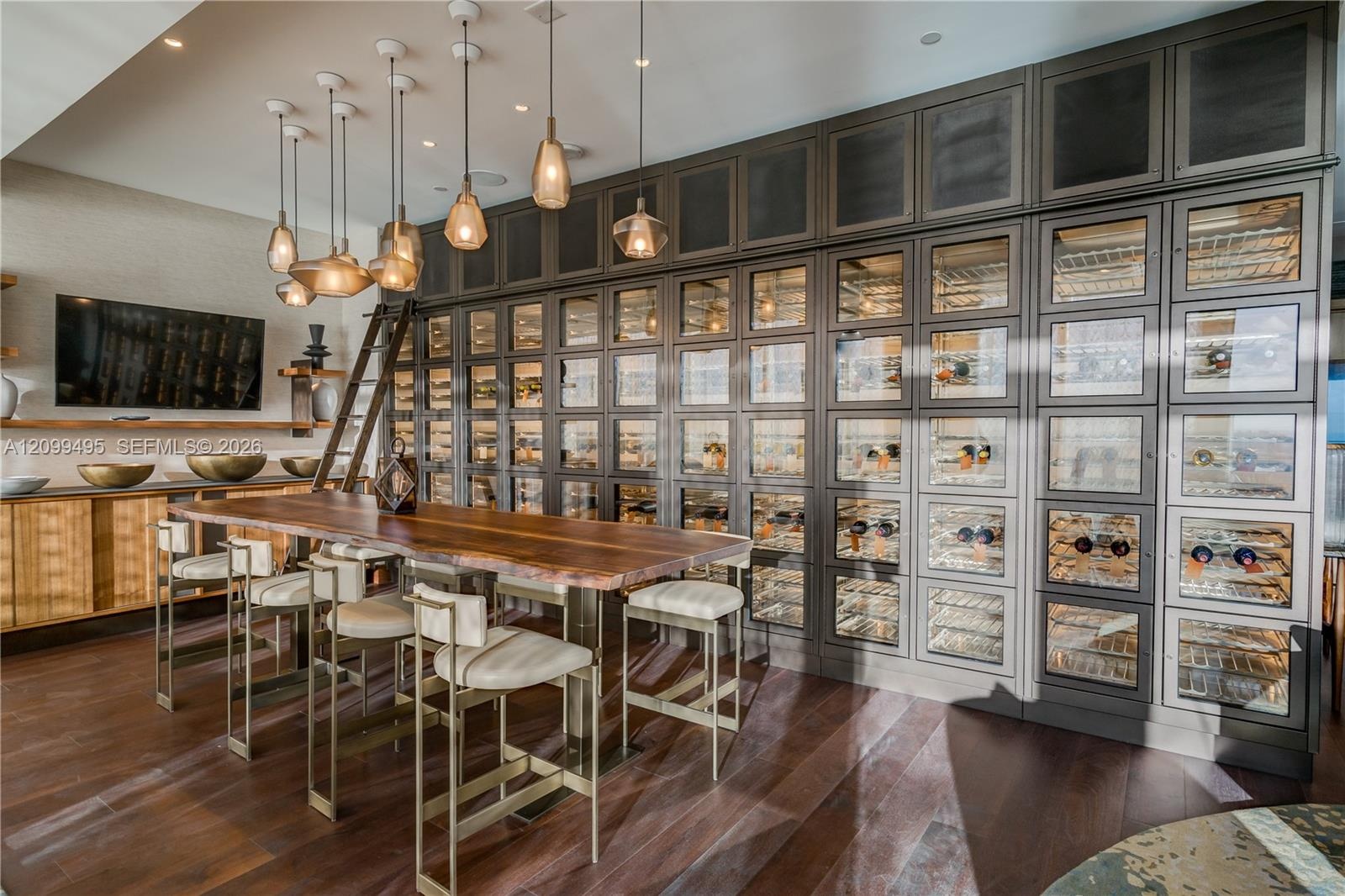 Private wine locker might be available for rent.
