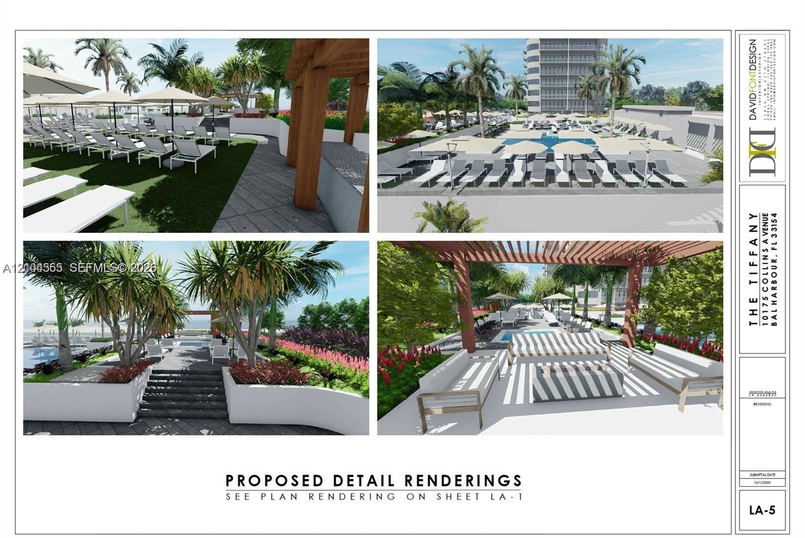 Rendering - pool deck under construction, expected to be completed winter 2027