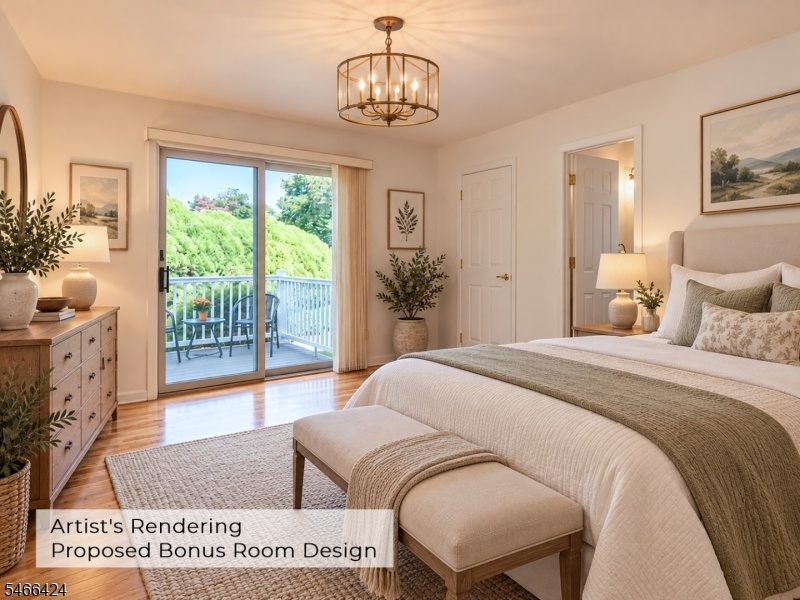 Bonus room rendering