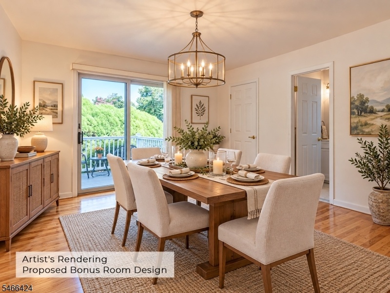 Bonus room rendering