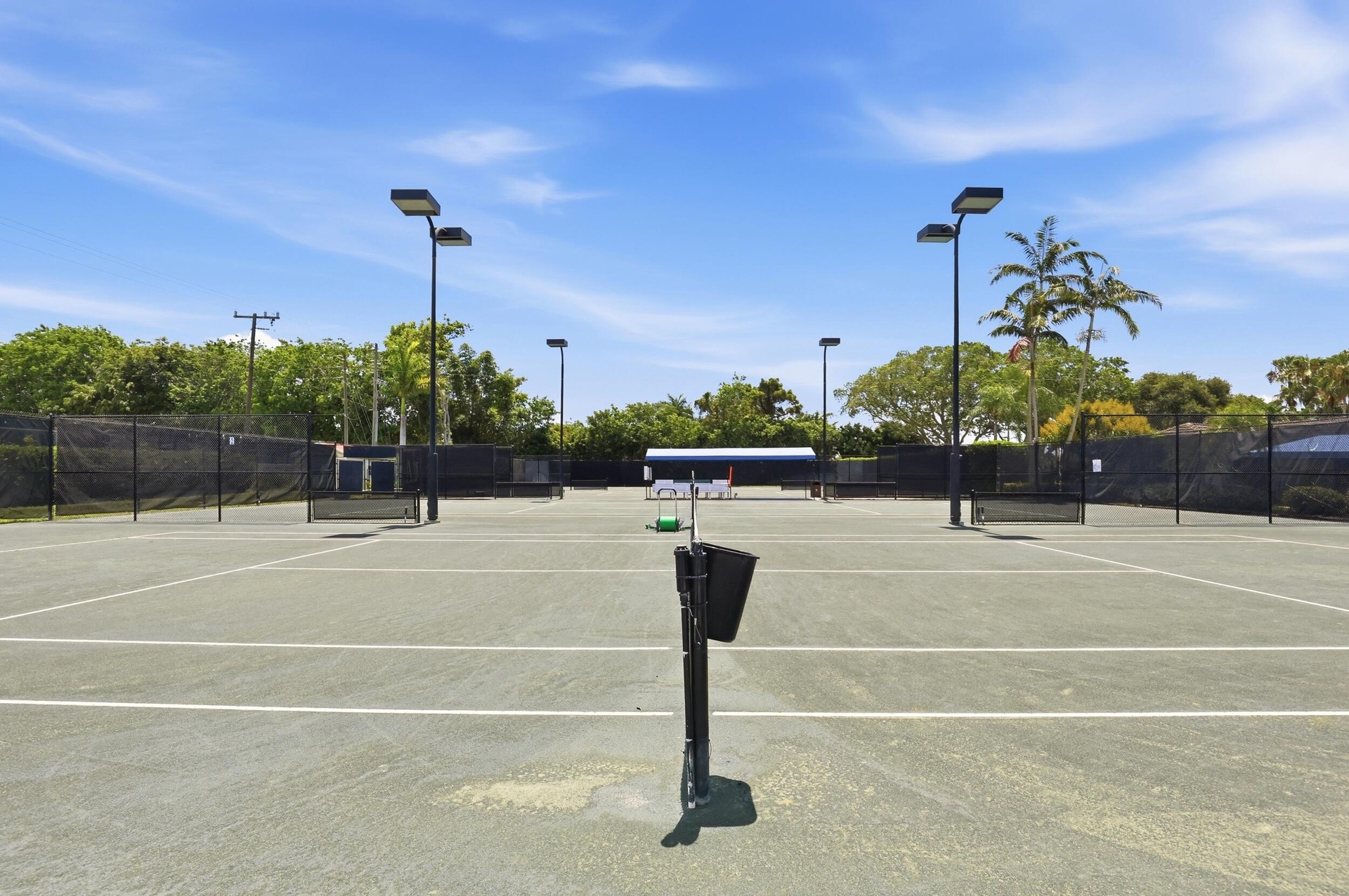 Perfect your game on the community's well maintained tennis courts, offering an exceptional setting for casual matches, competitive play, and an activ