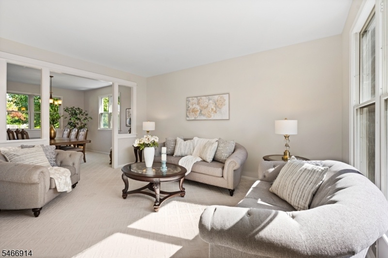 ADJOINING LIVING/DINING ROOMS