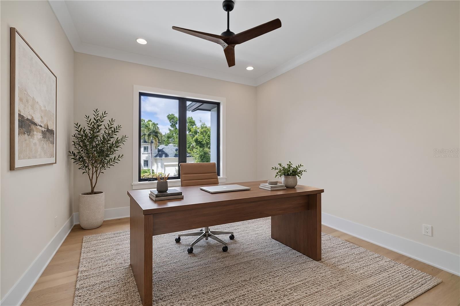 Flex room, virtually staged