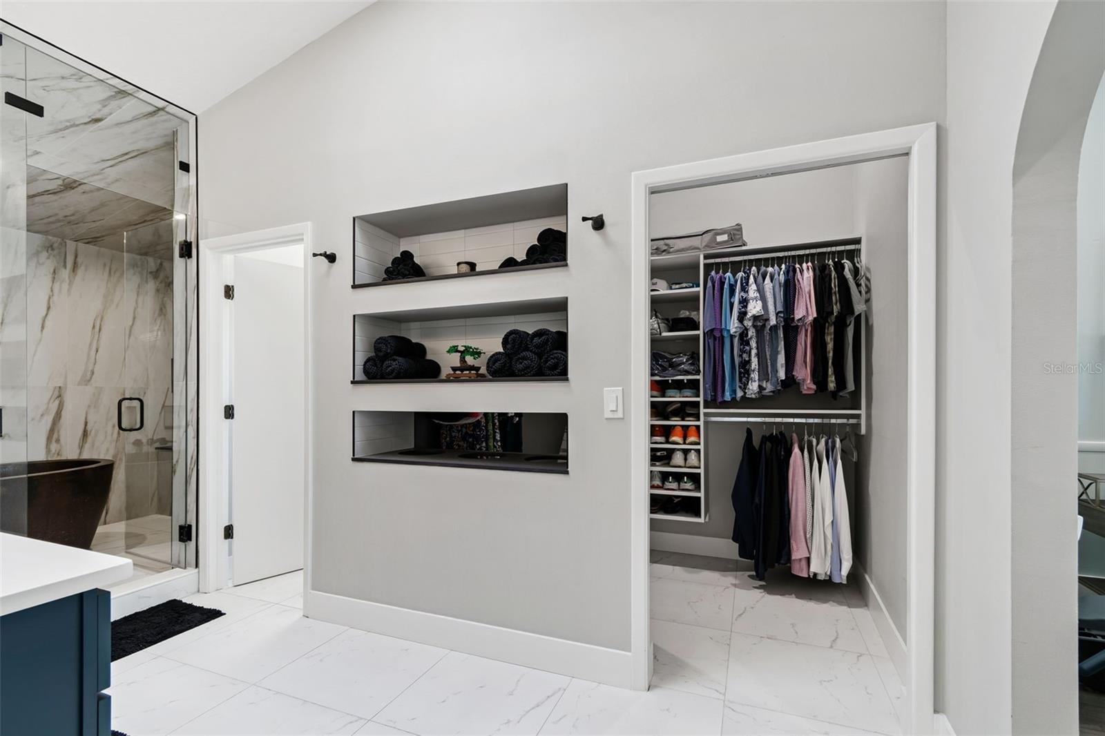 Closet in Primary bathroom