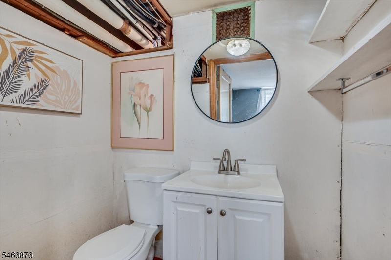 Half Bath in Basement