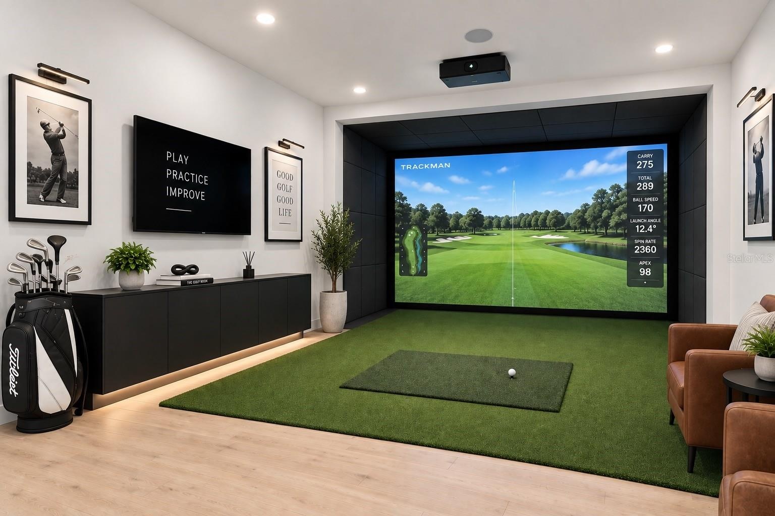 Golf Simulator Room