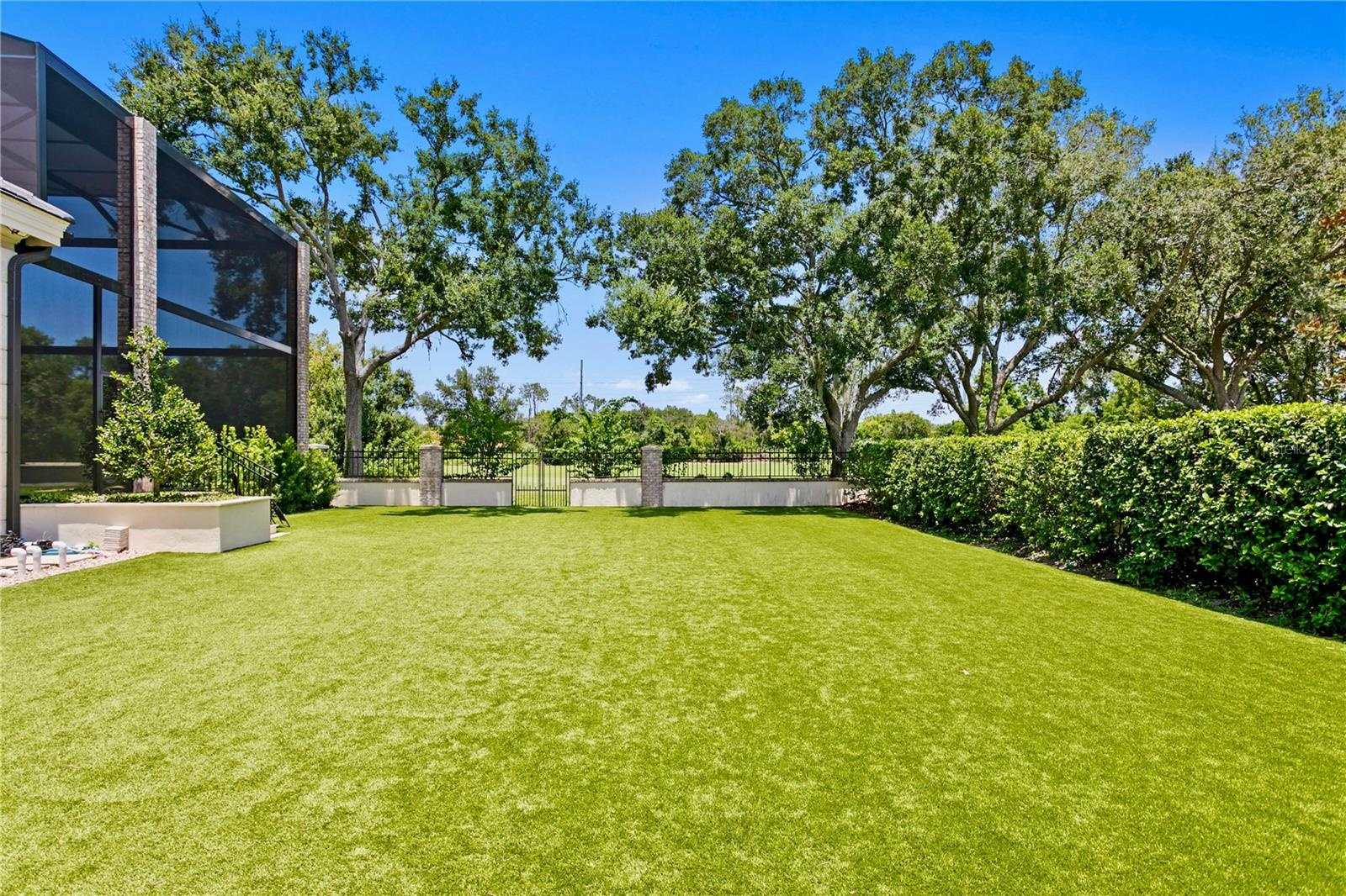 Fenced in Backyard