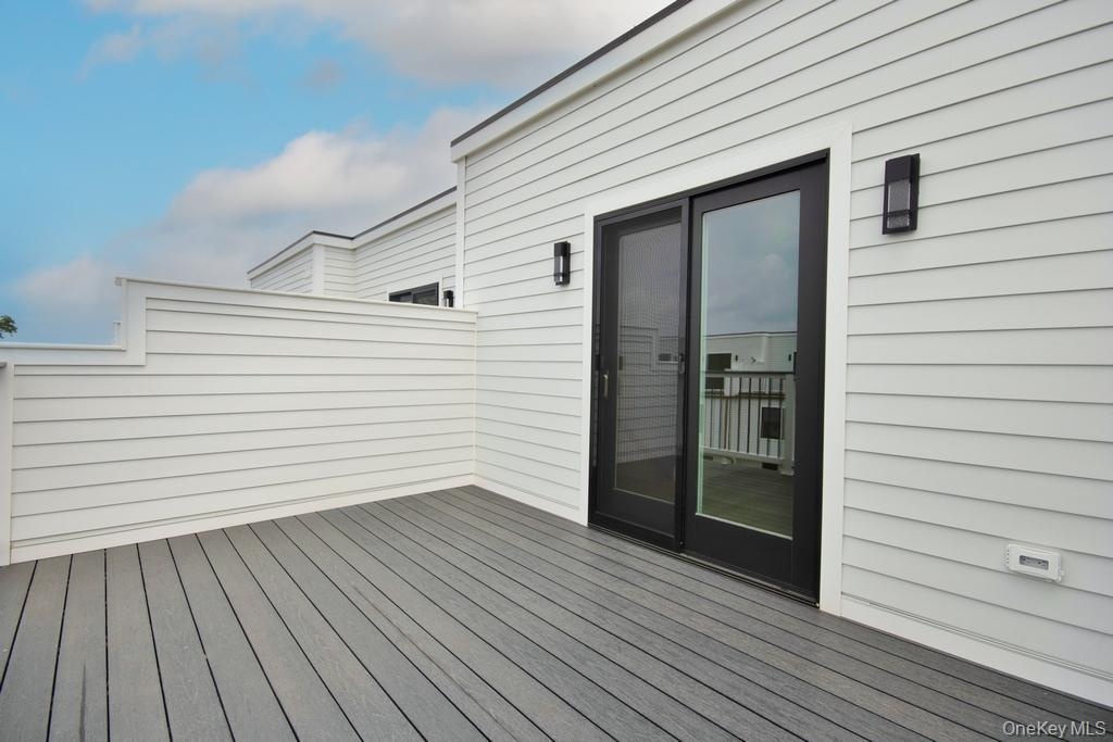 Roof top deck.