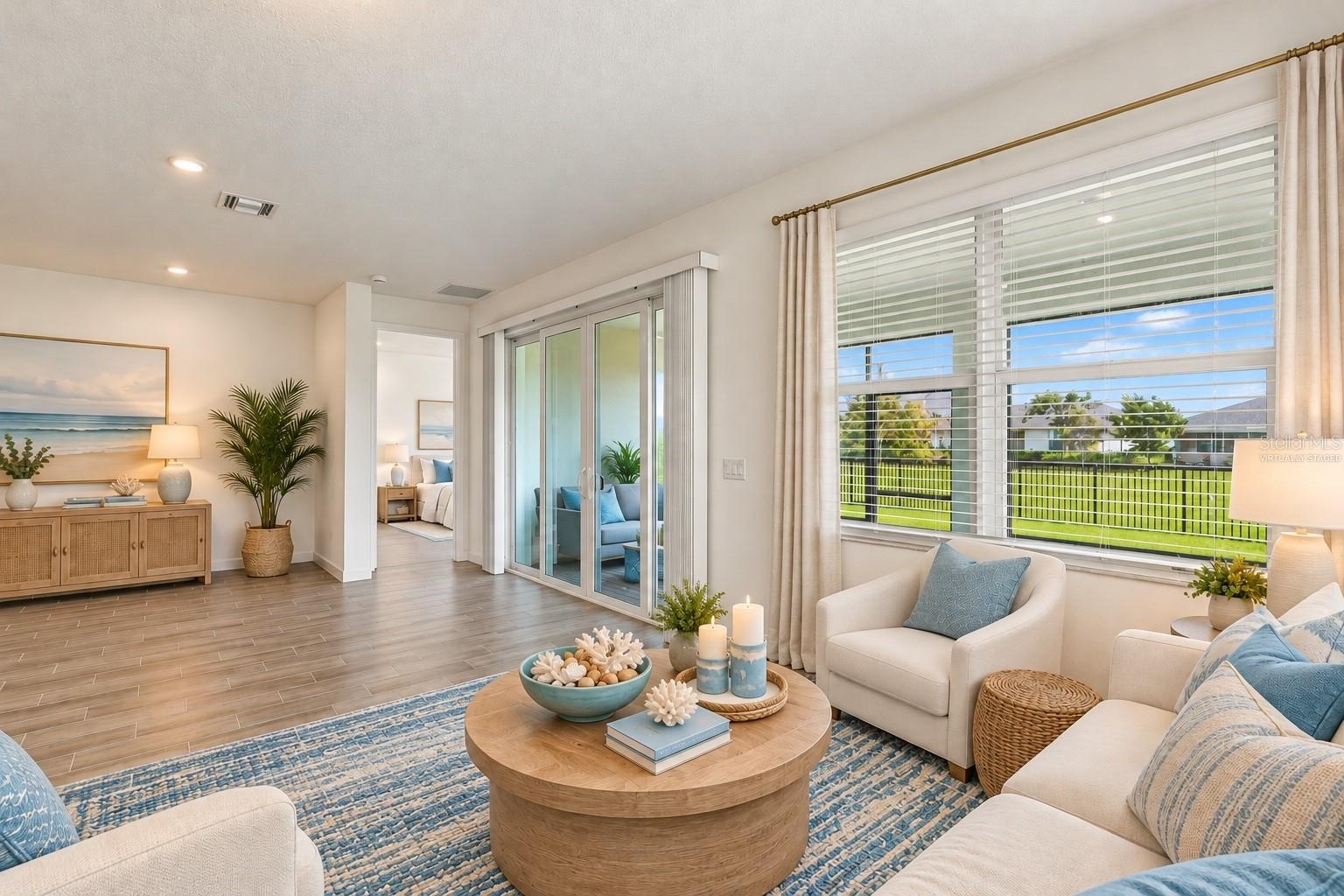 Virtually staged. Furniture and décor are digitally added for illustrative purposes only. Property is currently vacant.