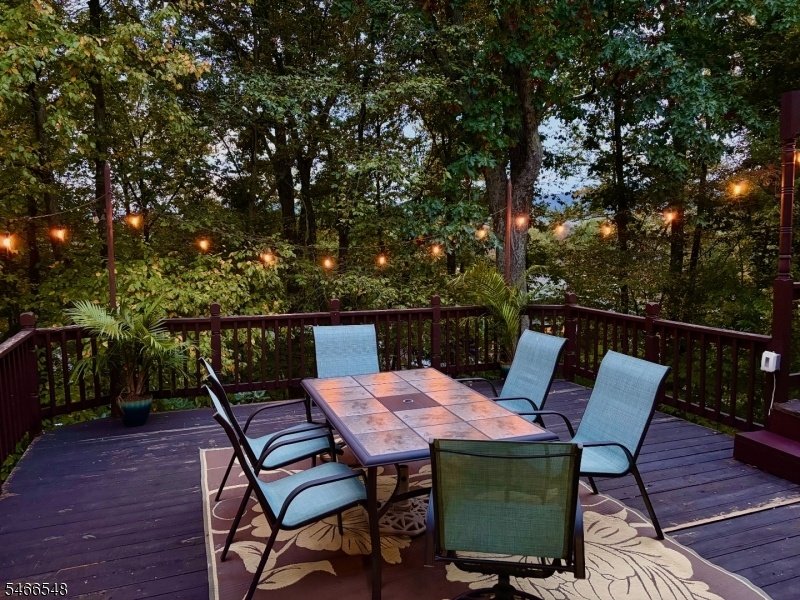 Back Deck at Dusk