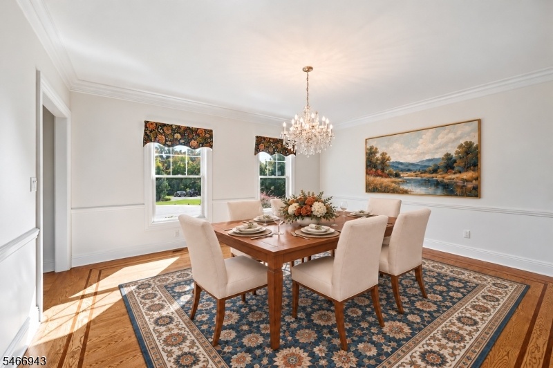 Virtually Staged Dining Room