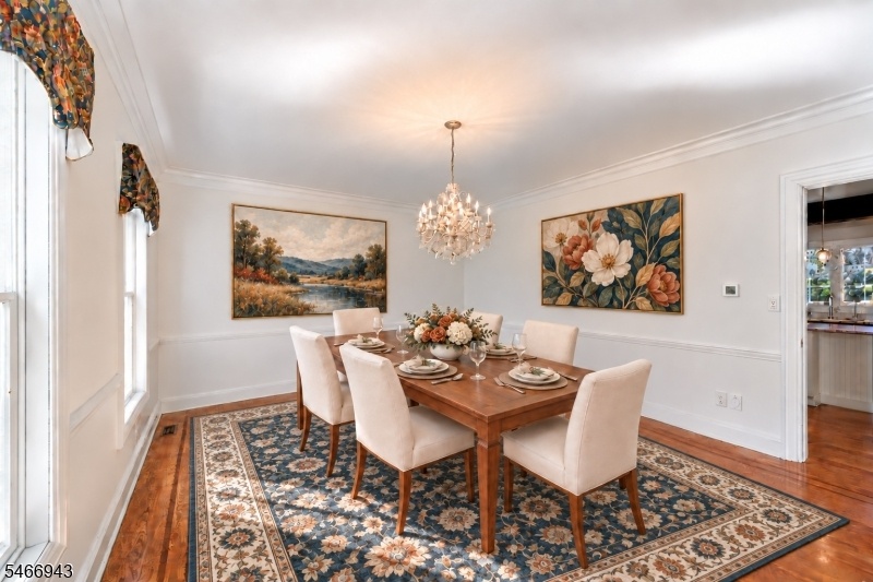 Virtually Staged Dining Room
