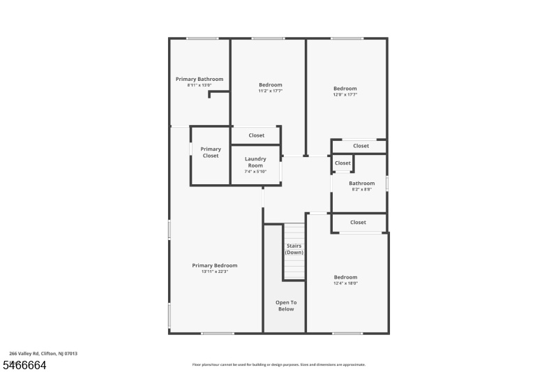 Second Level Floor Plan