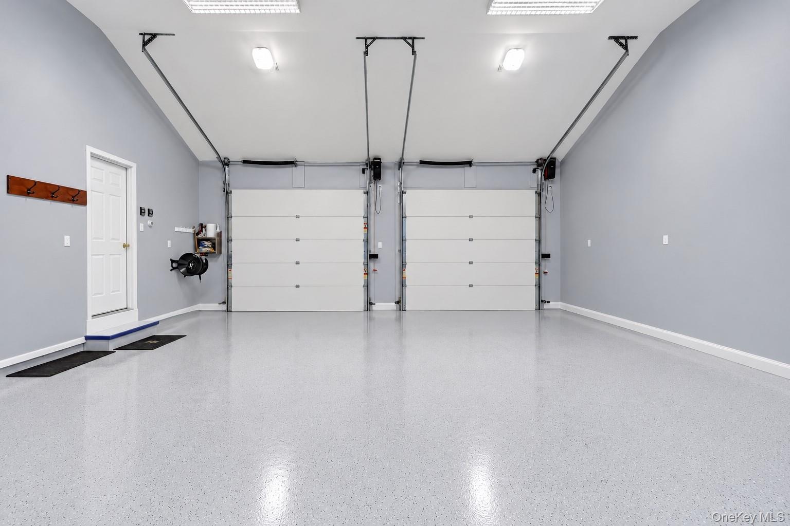 SECOND Garage With Radiant Heated Epoxy Floors, 14 Foot Ceilings, Wired for Lifts