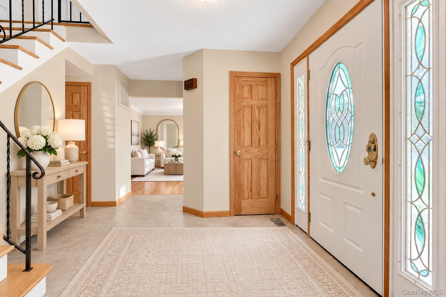 Virtually Enhanced Entry Foyer