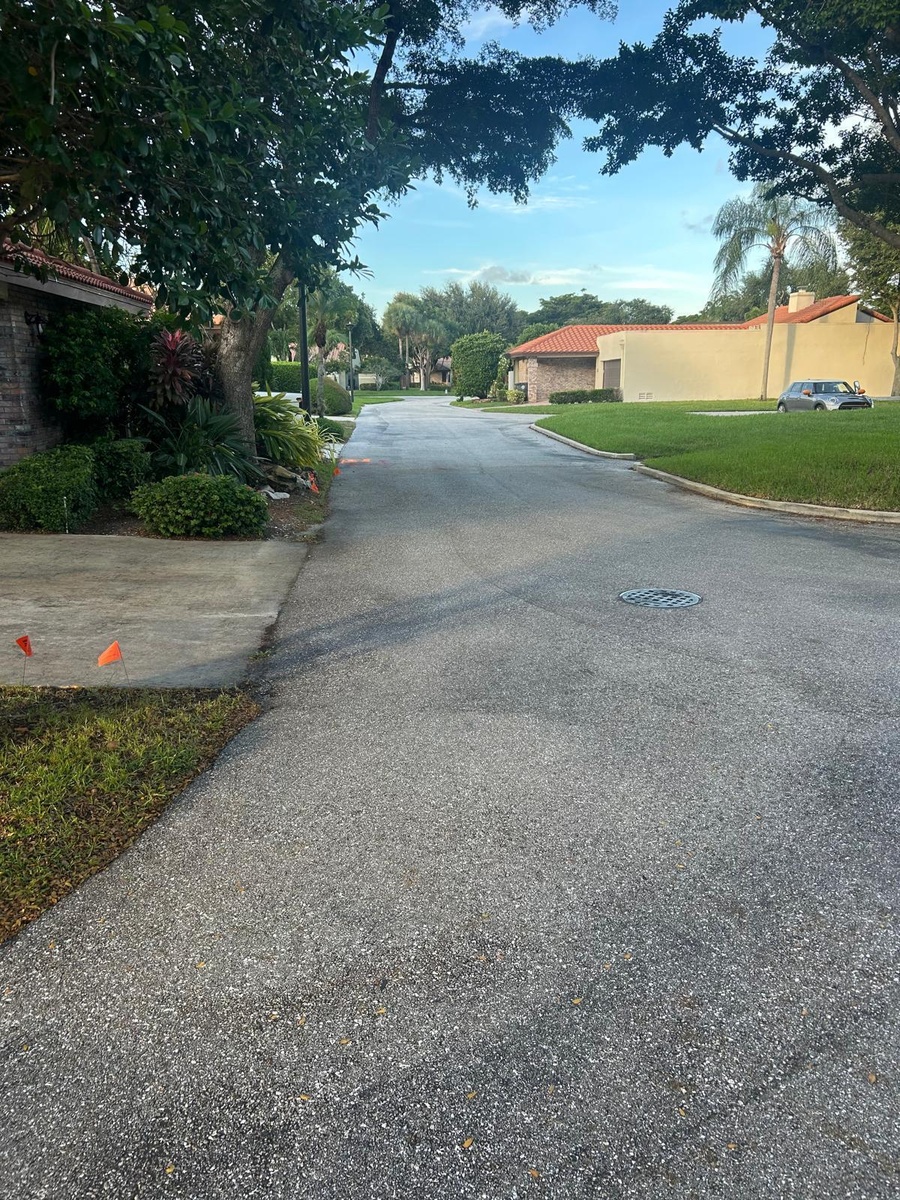 Street view to the east.