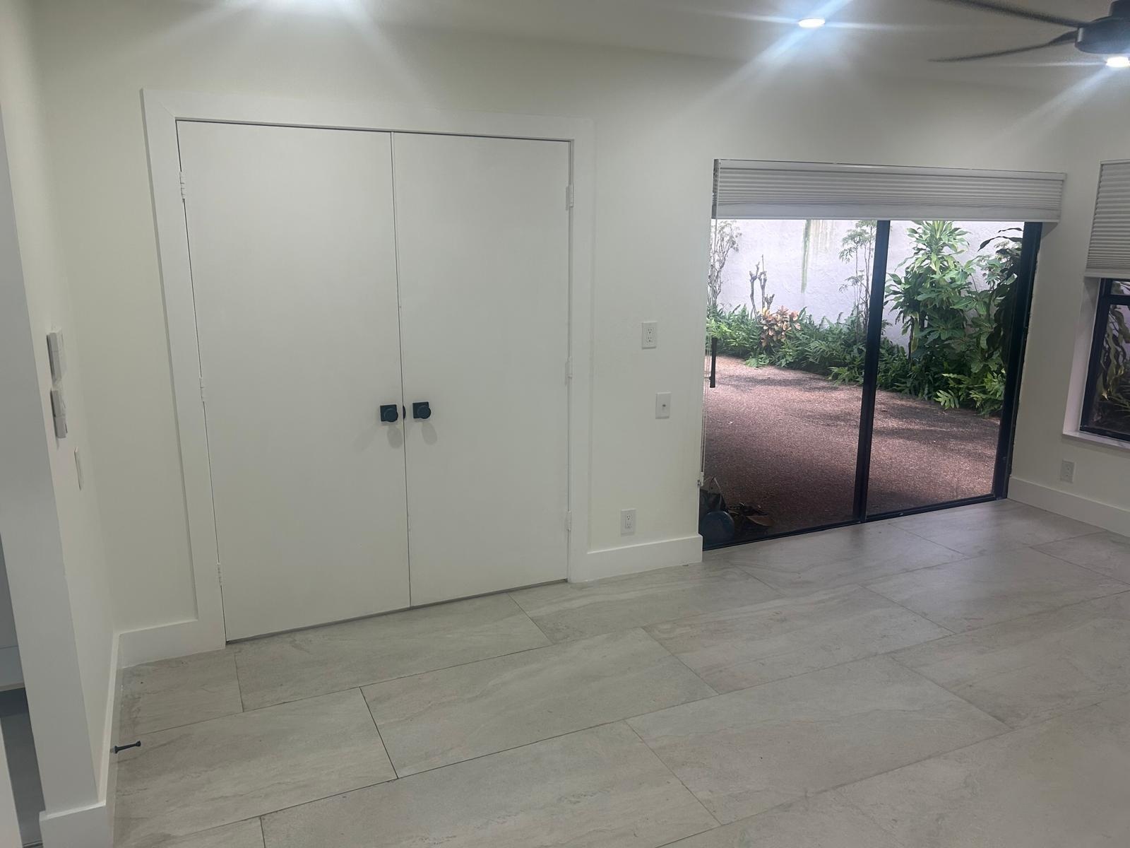 Doors to master bedroom
