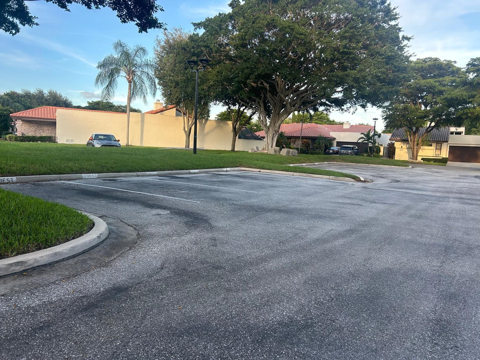Extra parking across from house