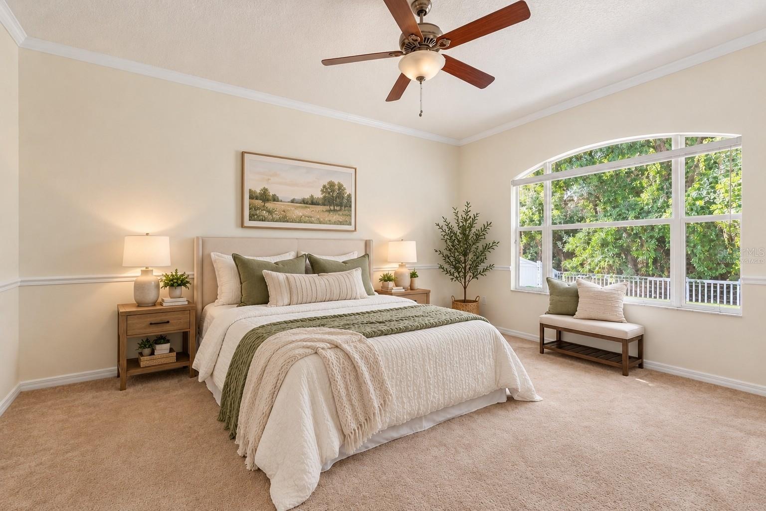 Primary Bedroom - Virtually Staged