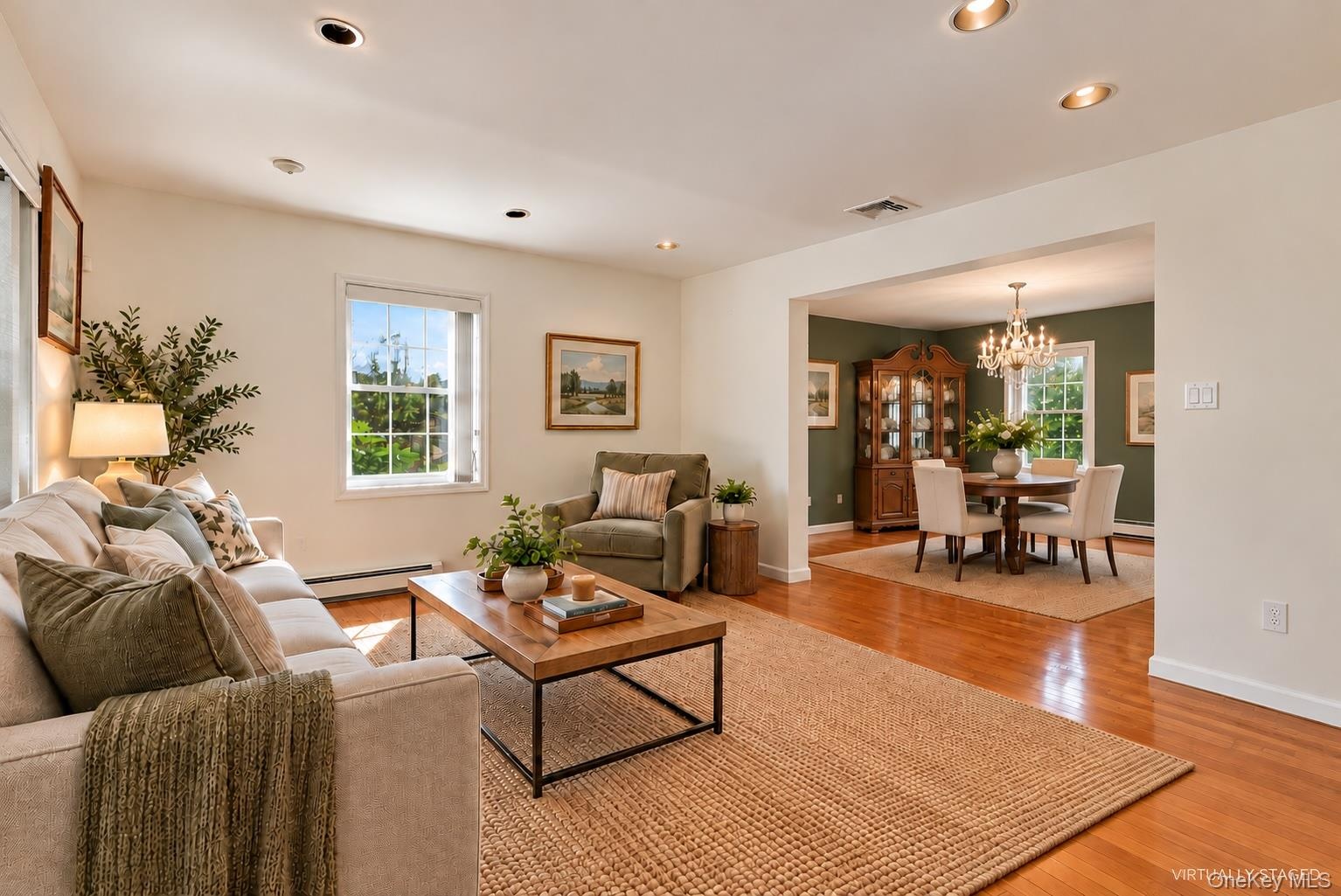 We've virtually imagined the space with a little bit of color and some new furnishings. How would you make this space your own?