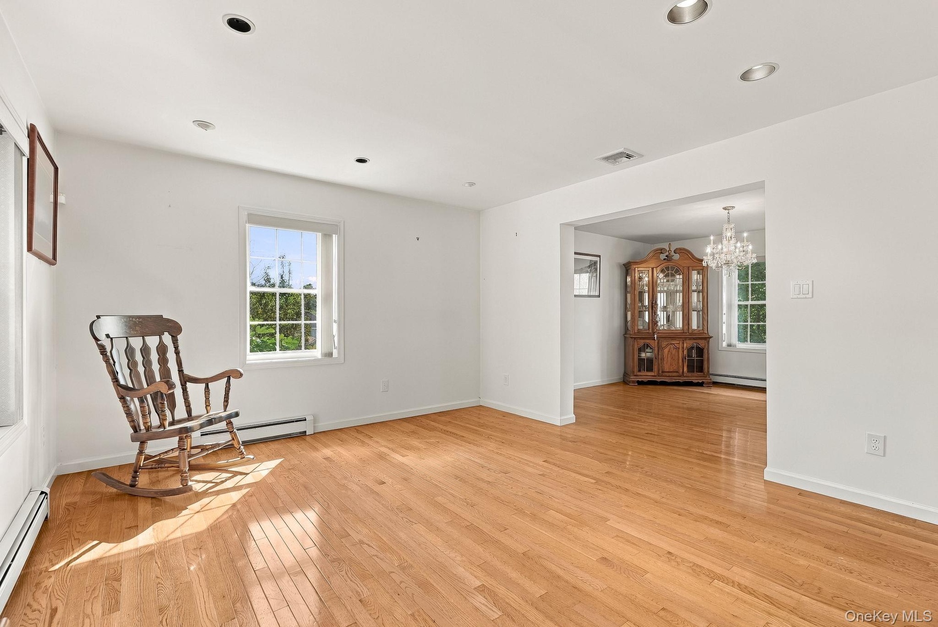 The logical flow from space to space will make your new home work well for you. This living room could also double up as a great home office/library.