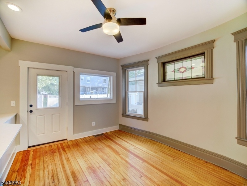 Back door from dining room