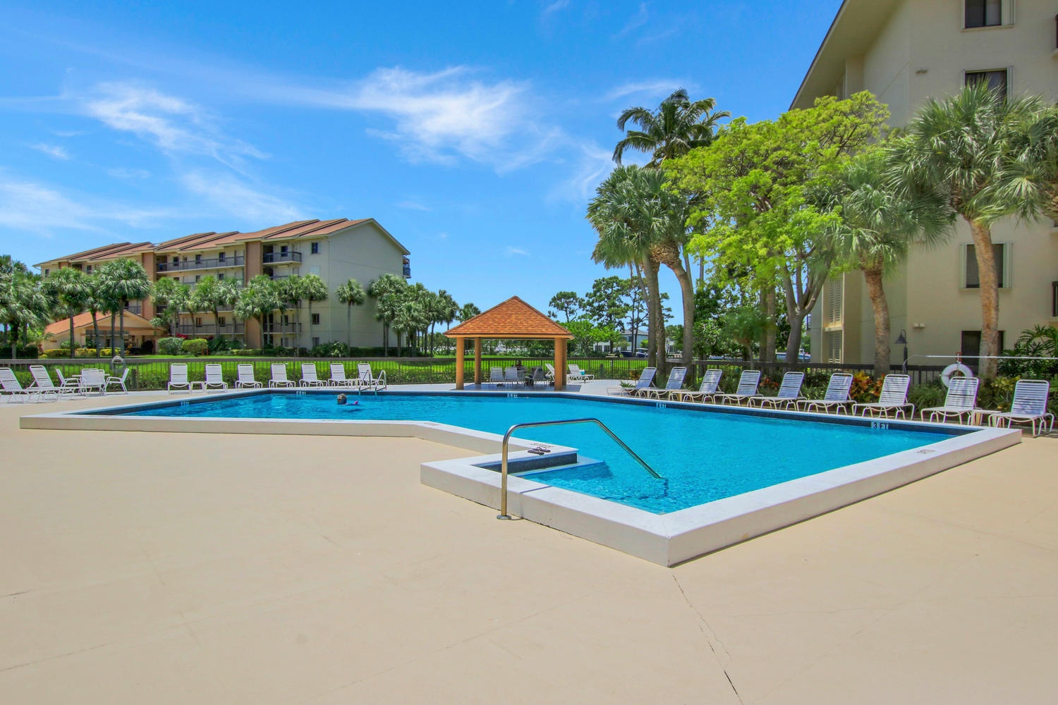 Close to community pool