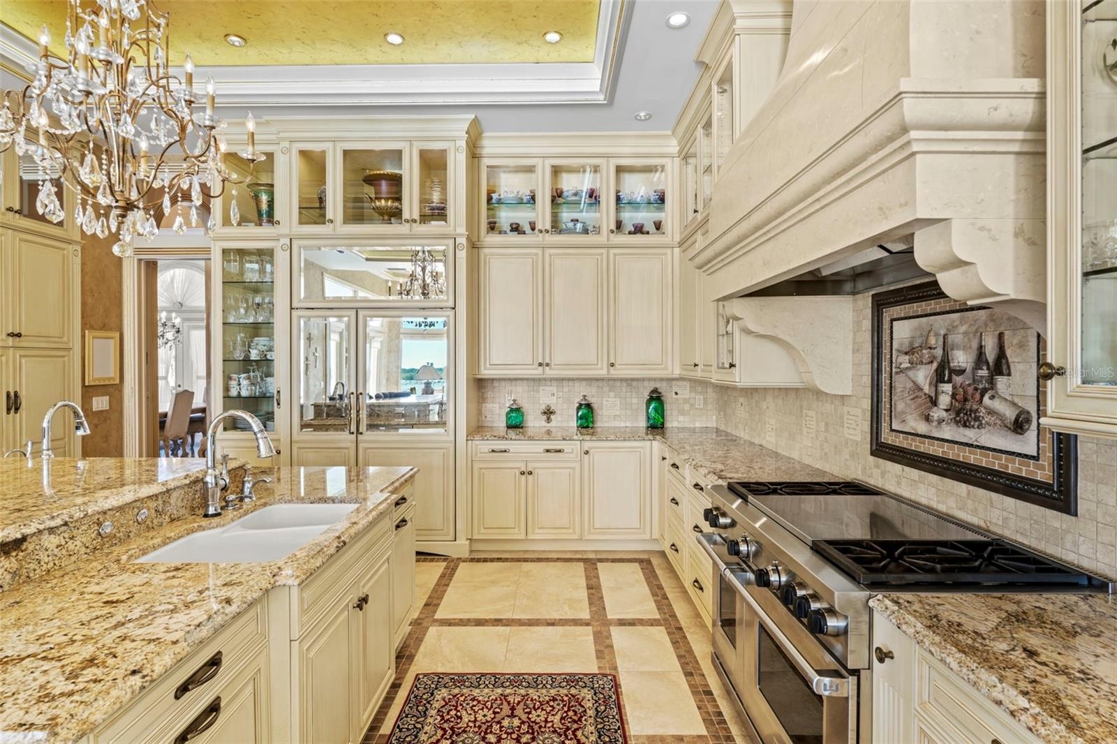 Gourmet Kitchen with Gas Range and Double Oven