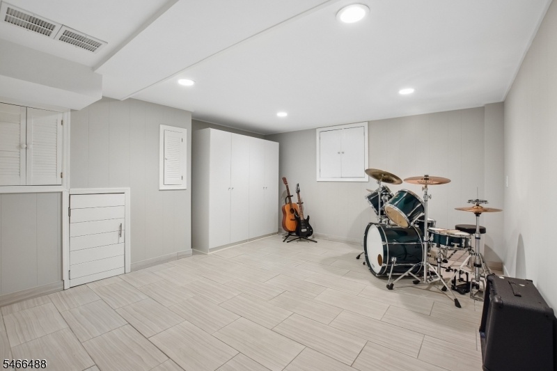 Basement rec room