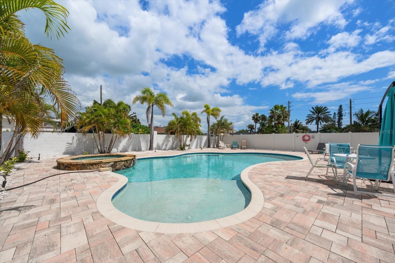 Heated pool-Spa is As-IS.